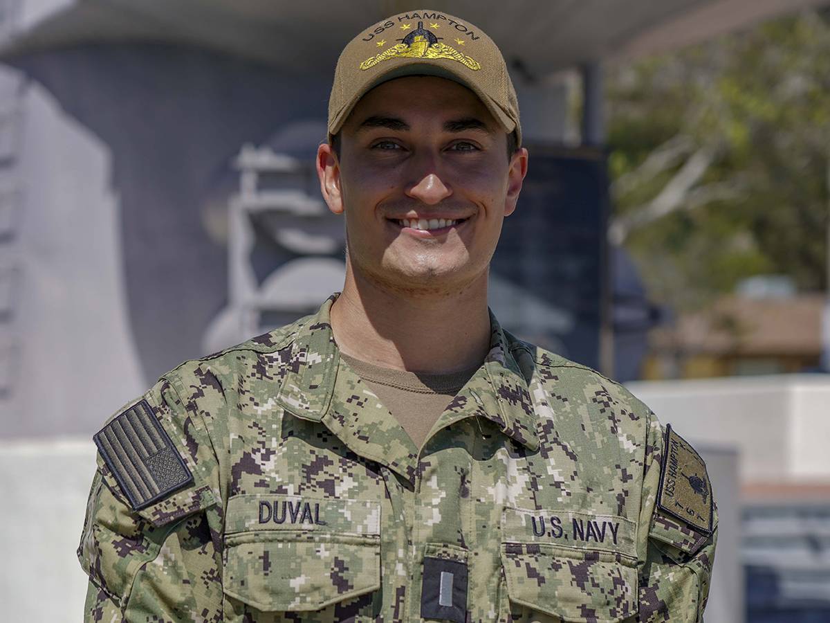 El madrileño Myles Duval (U.S. Navy) El madrileño Myles Duval (U.S. Navy)