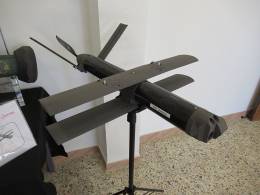 La municin merodeadora de ala fija Milvus Micro (autor)