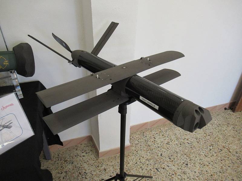 La municin merodeadora de ala fija Milvus Micro (autor)