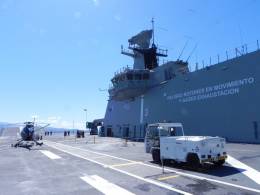 Uno de los GPU en la cubierta del Juan Carlos I 