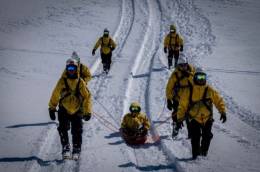 La similitud con la Antartida, en cuanto a clima y orografia, permite una buena preparacion.
