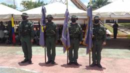 Los nuevos comandantes de los 3 batallones de apoyo logstico activados. (Foto: Ejrcito Bolivariano de Venezuela)
