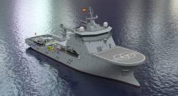 Buque de Intervenci�n Subacu�tica (BAM-IS) que Navantia construir� para la Armada espa�ola