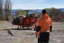 Helic�pteros LAMA argentinos en el Ejercicio SAREX VI