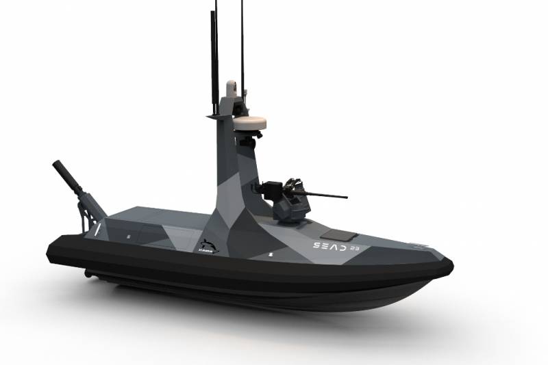 El SEAD 23 con estación de armas y lanzatorpedos a popa (Seadrone) El SEAD 23 con estación de armas y lanzatorpedos a popa (Seadrone)