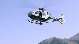 Helic�ptero de rescate del Servicio de Monta�a de la Guardia Civil. Foto: Guardia Civil
