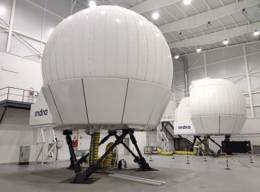 Los dos simuladores FMS instalados por Indra en Agoncillo. (foto Indra)