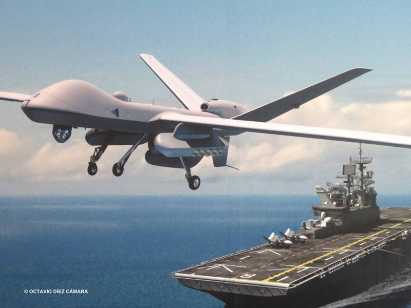 La última versión del SeaGuardian puede cubrir cometidos navales de alto nivel. (Octavio Díez Cámara) La última versión del SeaGuardian puede cubrir cometidos navales de alto nivel. (Octavio Díez Cámara)