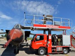 Pruebas del sistema Stratevac en un Tornado italiano. (foto Cristanini)