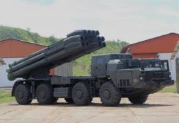 BM-30 Smerch del 435 Grupo de Artillera de Campaa Lanza Cohetes Mltiples Cnel. Juan Vicente Bolvar y Ponte. (Foto: Ejrcito Bolivariano) 