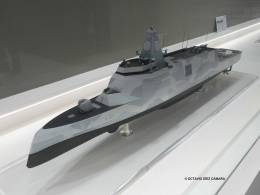 Las l�neas furtivas de las pr�ximas fragatas coreanas est�n pensadas para incidir en la supervivencia ante distintos tipos de amenazas. (Octavio D�ez C�mara)