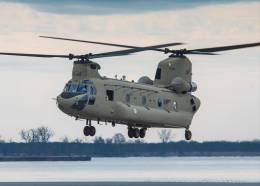 El CH-47F de la Real Fuerza A�rea de los Pa�ses Bajos. (foto Boeing Rotorcraft Systems)