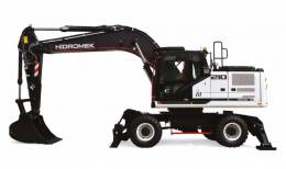 La excavadora Hidromek 210 W en versin civil (Hidromek)