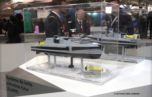 Sofisticados sistemas navales permitirán a la Marine Nationale enfrentarse a las minas navales actuales y futuras. (Octavio Díez Cámara)
