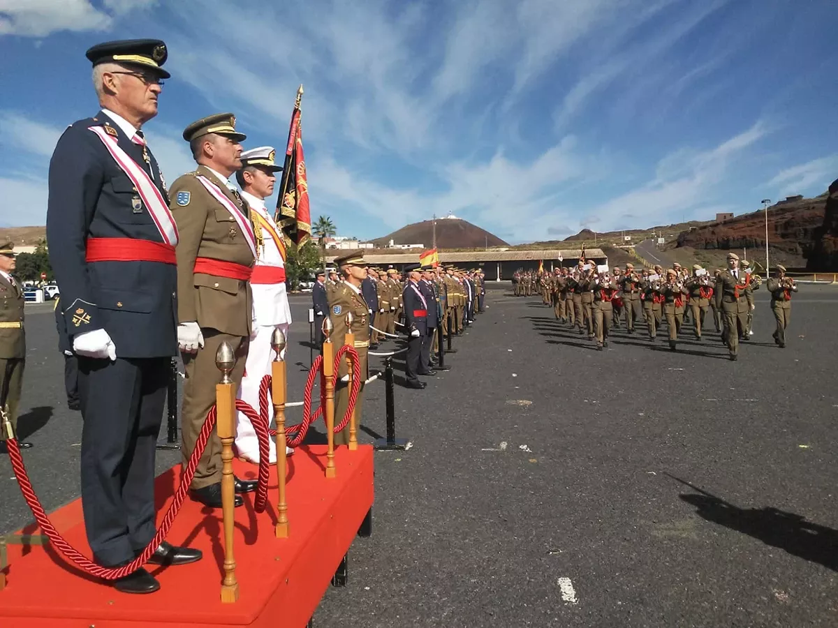 Actos de homenaje del Mando de Canarias a Santa Bárbara. Actos de homenaje del Mando de Canarias a Santa Bárbara.