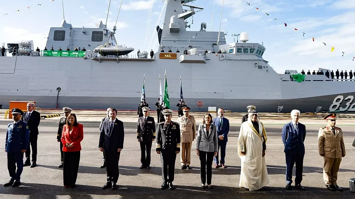 Corbeta HAIL entregada por Navantia a la Real Marina Saudí Corbeta HAIL entregada por Navantia a la Real Marina Saudí