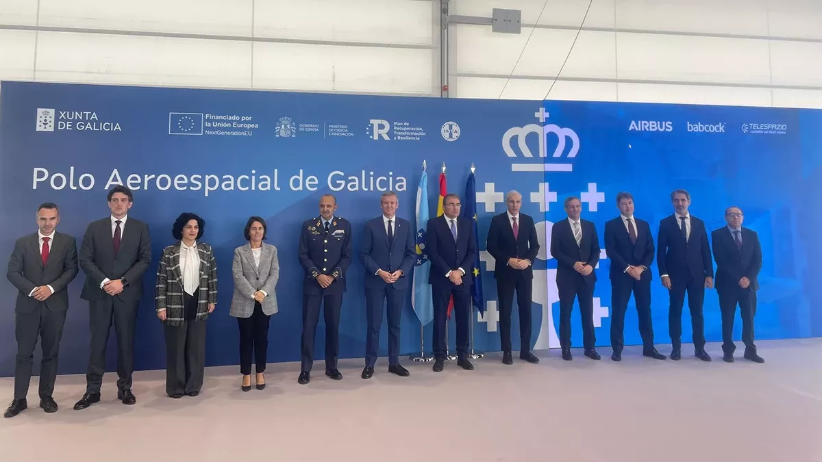 Acto de la firma de la incorporación e Babcok España al Polo Aeroespacial de Galicia. Acto de la firma de la incorporación e Babcok España al Polo Aeroespacial de Galicia.