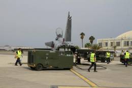 Mula VRPH-50 operando con un EF-2000 (EINSA)