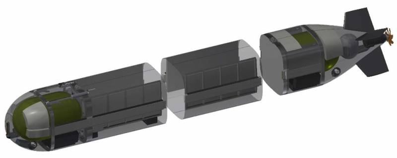 Se apuesta con el Proyecto Cetus por un minisubmarino modular de grandes dimensiones, (MD Gran Bretaña) Se apuesta con el Proyecto Cetus por un minisubmarino modular de grandes dimensiones, (MD Gran Bretaña)