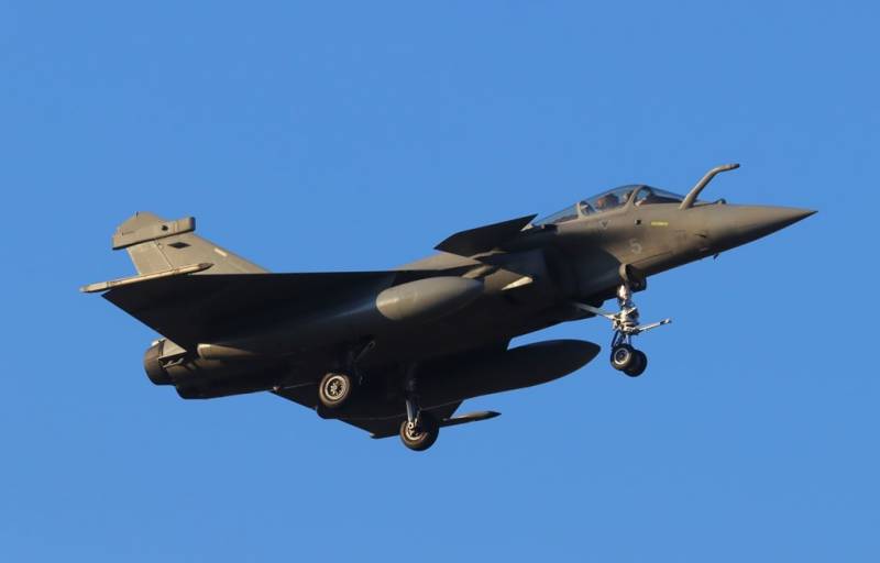 Uno de los Dassault �Rafale� de la Marina de Francia.