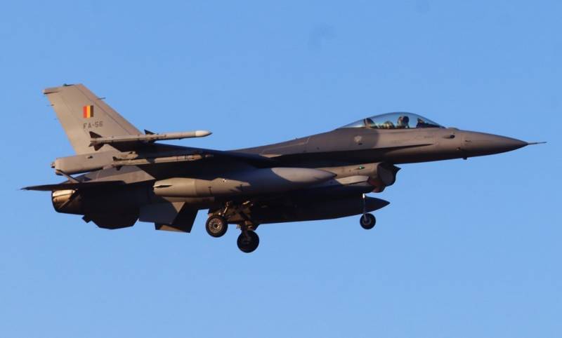 Uno de los cl�sicos F-16A MLU del Componente A�reo de las Fuerzas Armadas de B�lgica, que ser�n sustituidos por los F-35A.