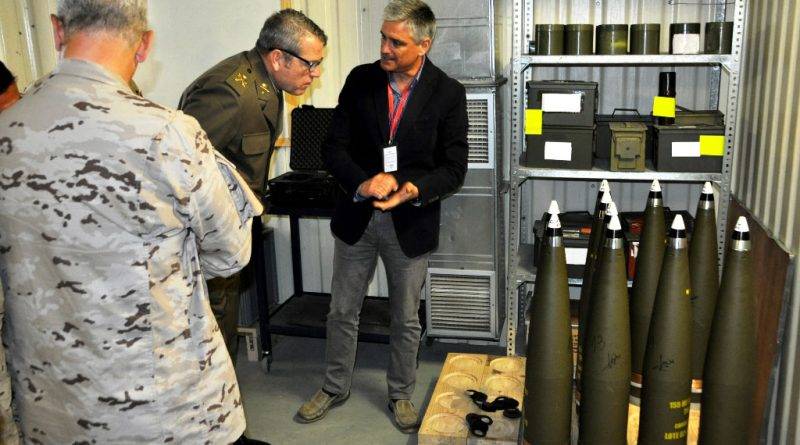 Los últimos desarrollos de municiones d e155mm de Expal System han incidido en productos técnicamente muy elaborados. (Expal Systems) Los últimos desarrollos de municiones d e155mm de Expal System han incidido en productos técnicamente muy elaborados. (Expal Systems)