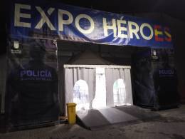 La entrada de Expo Hroes en Boadilla del Monte (autor)