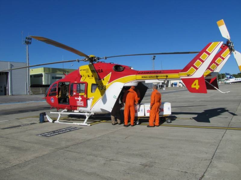 Airbus H145 de los bomberos de Minas Gerais. Airbus H145 de los bomberos de Minas Gerais.