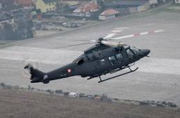 El primero de los AW169 destinados la Fuerza A�rea de Austria. (foto Leonardo)