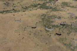 Los tres primeros Chinook CH-47F modernizados (Ejrcito de Tierra)