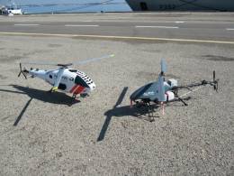 Alpha Unmanned Systems despleg� sus �Alpha� 800 y 900 (foto del autor).