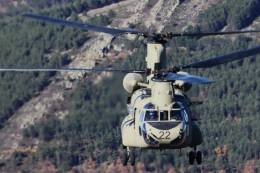 Uno de los CH-47F Chinook de la Aviacin del Ejrcito de Tierra espaol. (Foto Julio Maz)