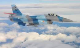 Uno de los F-16C del 18� AGRS de Eielson (Alaska). (foto USAF)