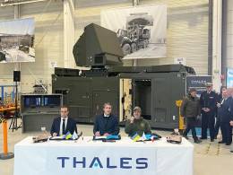 A primeros de febrero de 2023 ha tenido lugar el acto por el que Ucrania ha adquirido a la francesa Thales distintos equipos para su Defensa Antiaérea. (Thales)