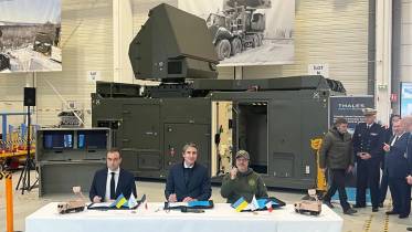 A primeros de febrero de 2023 ha tenido lugar el acto por el que Ucrania ha adquirido a la francesa Thales distintos equipos para su Defensa Antiaérea. (Thales)