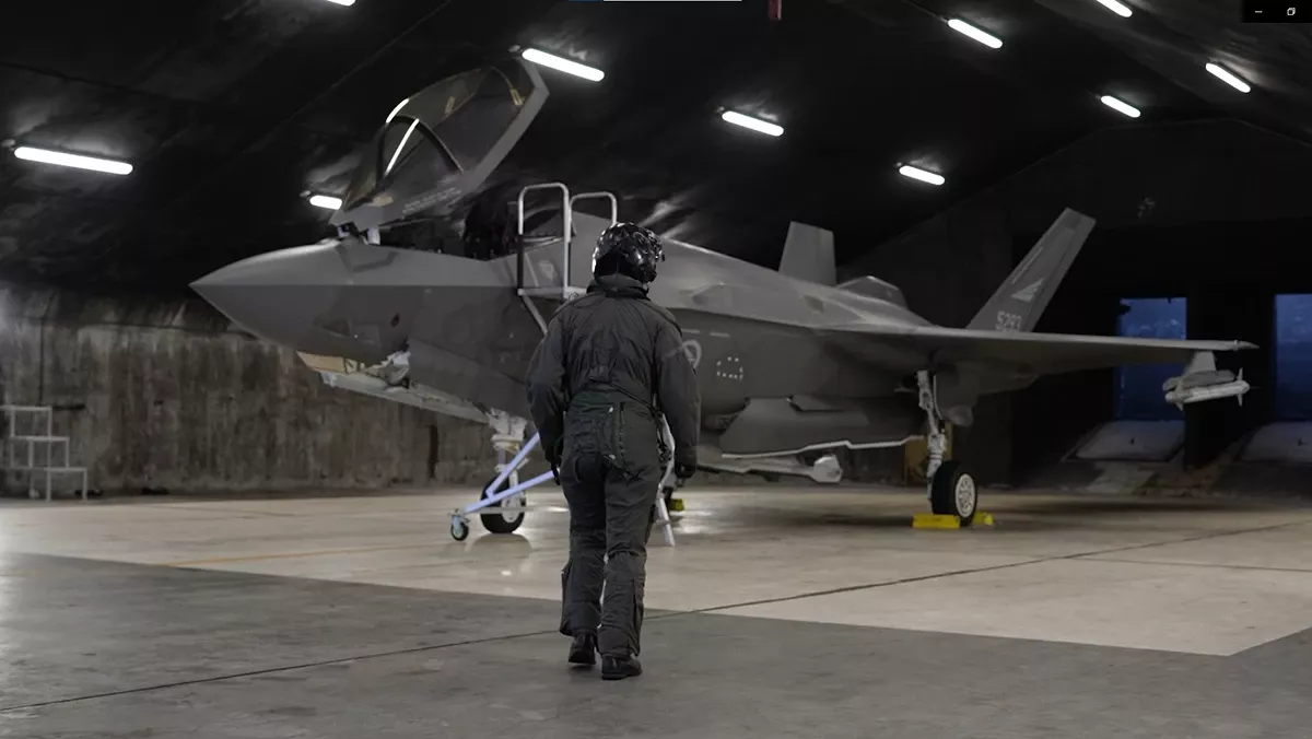 F-35 noruegos en Islandia.