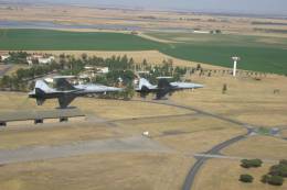Dos de los veteranos Northrop F-5M Freedom Fighter AE.9 (Ejrcito del Aire)