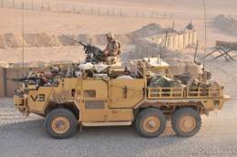 Los brit�nicos tienen una amplia experiencia con los veh�culos de alta movilidad de Supacat que han trabajado en distintas operaciones internacionales. (Supacat)