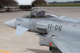 El FLIR/IRST de los Eurofighter espaoles va a ser mejorado para actualizar sus capacidades pasivas. (Octavio Dez Cmara)