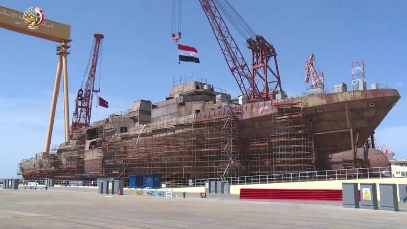 Cuarta fragata MEKO A200 para la Armada Egipto en astilleros Alexandria Shipyards (Ministerio de Defensa de Egipto) Cuarta fragata MEKO A200 para la Armada Egipto en astilleros Alexandria Shipyards (Ministerio de Defensa de Egipto)
