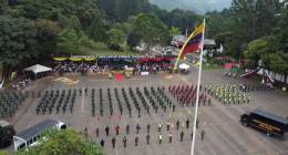 Acto de graduación en la Escuela de formación de Guardias Nacionales Bolivarianos "G/D Victor Anselmo Fernández Escobar", estado Táchira. (Foto: Guardia Nacional Bolivariana).