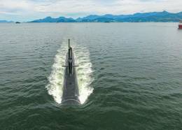 Submarino S-41 Humait� de la Marina de Brasil.