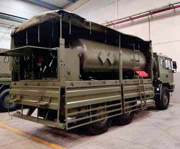 Así es la propuesta de camión cisterna discreto que el Ejército de Tierra repartirá por sus unidades. (MALE)