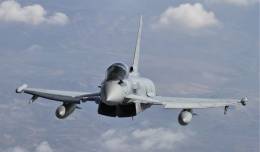 Uno de los Eurofighter del Ala 11, como los que se podrn ver en la jornada de puertas abiertas. (Foto Julio Maz Sanz)