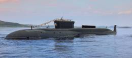 El submarino �Yuri Dolgoruki�, del Proyecto 955. (Foto Ministerio de Defensa de Rusia)