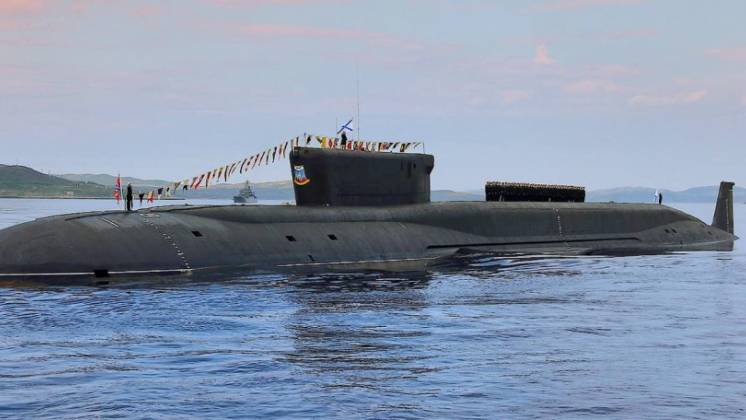 El submarino “Yuri Dolgoruki”, del Proyecto 955. (Foto Ministerio de Defensa de Rusia)