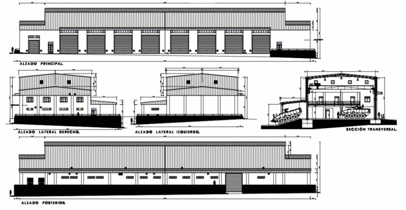 Alzado de la edificación (captura PPT) Alzado de la edificación (captura PPT)