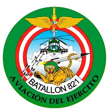 Emblema del Batallón de Asalto y Transporte N° 821 Teniente Coronel EP Gustavo Escudero Otero