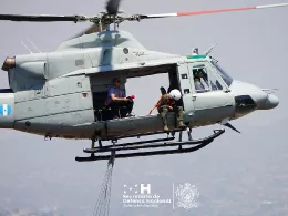 Bell 412 de la Fuerza Aérea de Honduras.