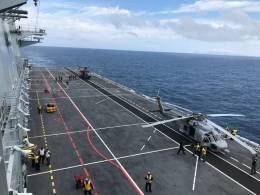 El Portahelicptero Multipropsito A-140 Atlntico, la nave insignia de la Marina de Brasil.